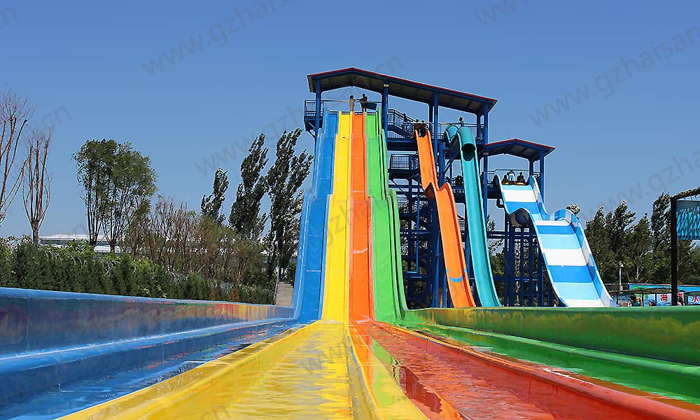 河北保定海森水上大世界彩虹滑梯、高速滑梯、家庭宽滑梯组合平台 河北保定海森水上大世界彩虹滑梯、高速滑梯、家庭宽滑梯组合平台